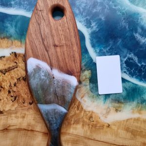 ocean inspired chopping board